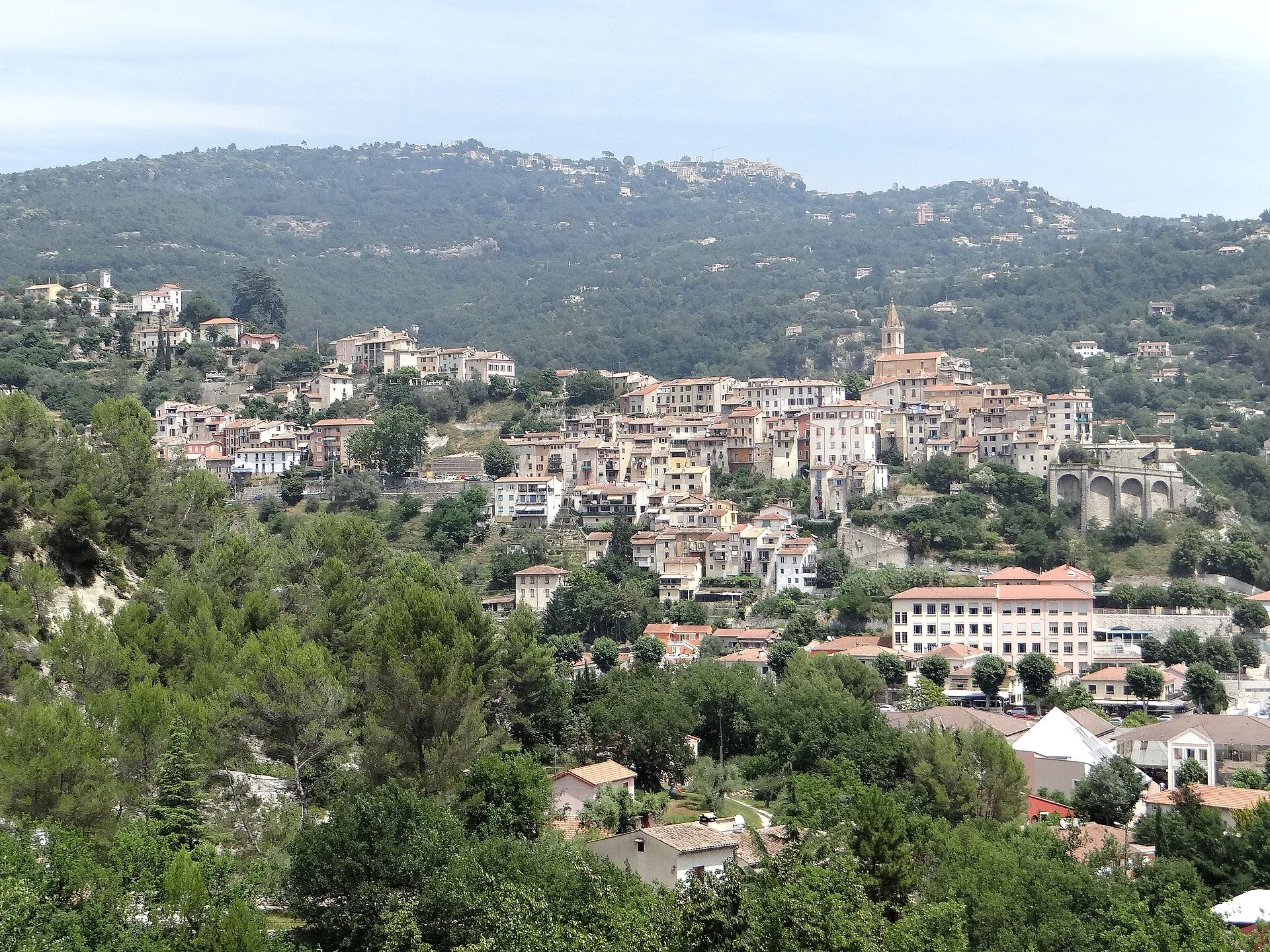 Contes - Contes (Alpes-Maritimes) - Vue générale