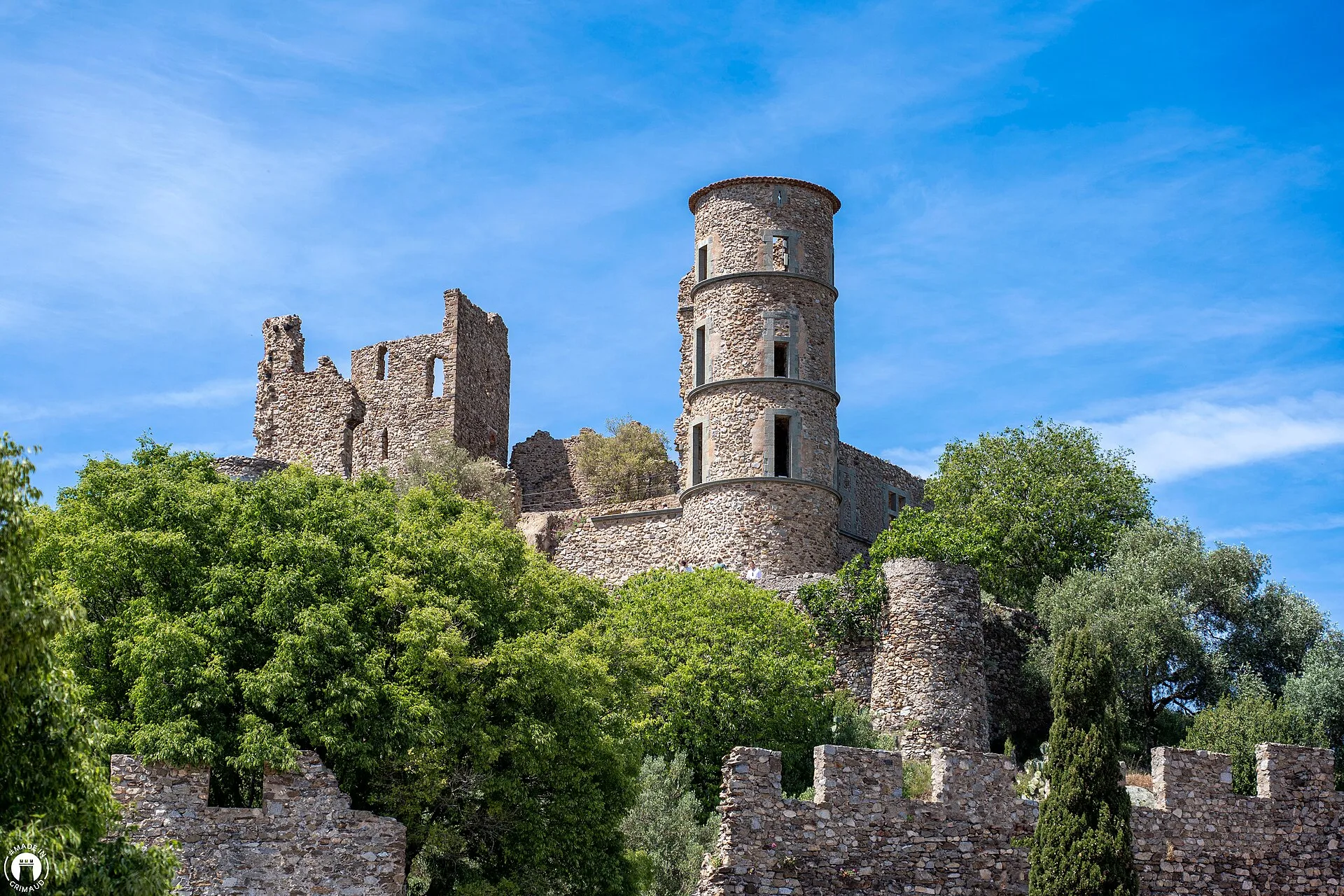 Grimaud - vue de la ville
