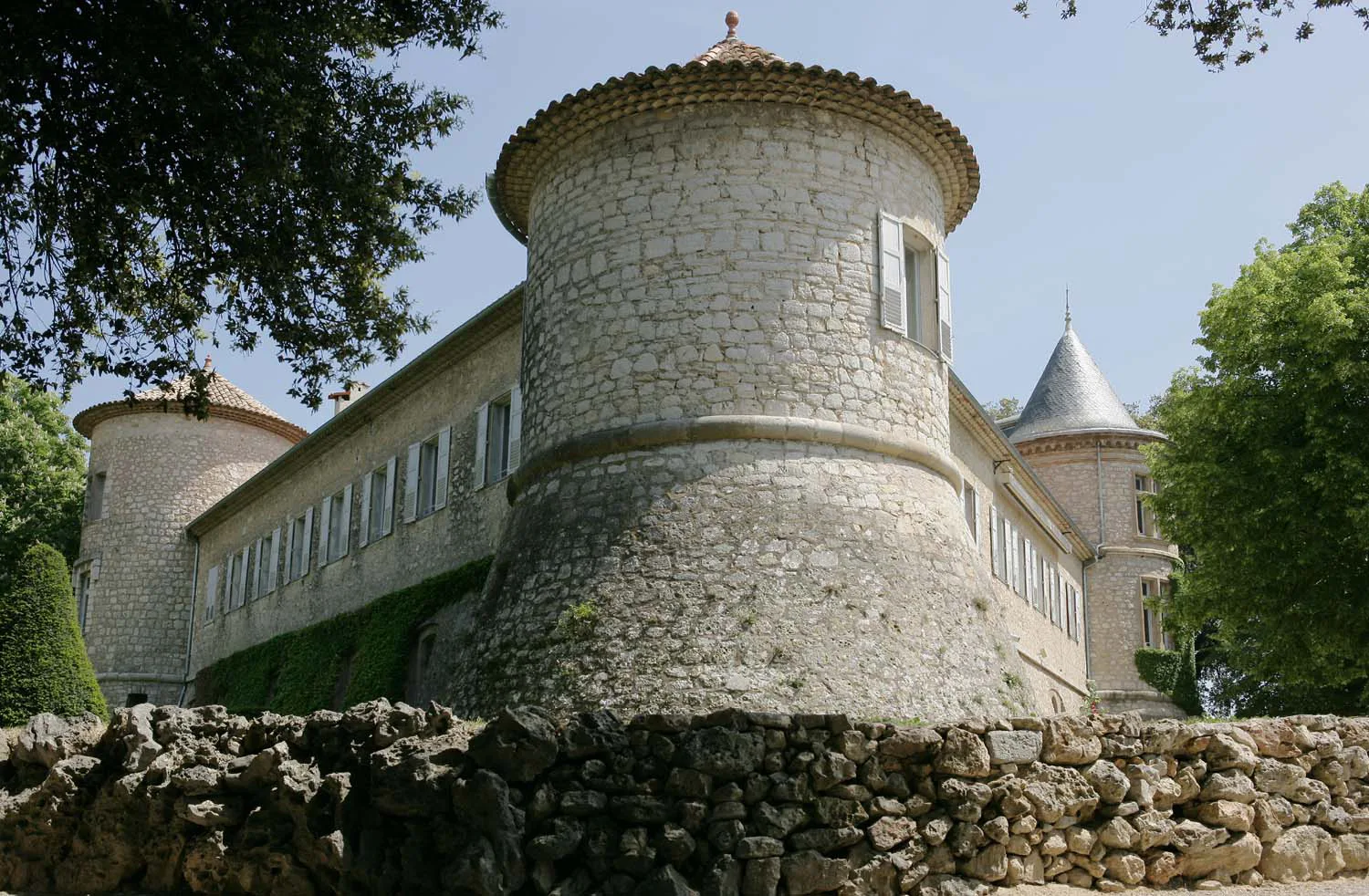 Mouans-Sartoux - Vue du château de Mouans-Sartoux