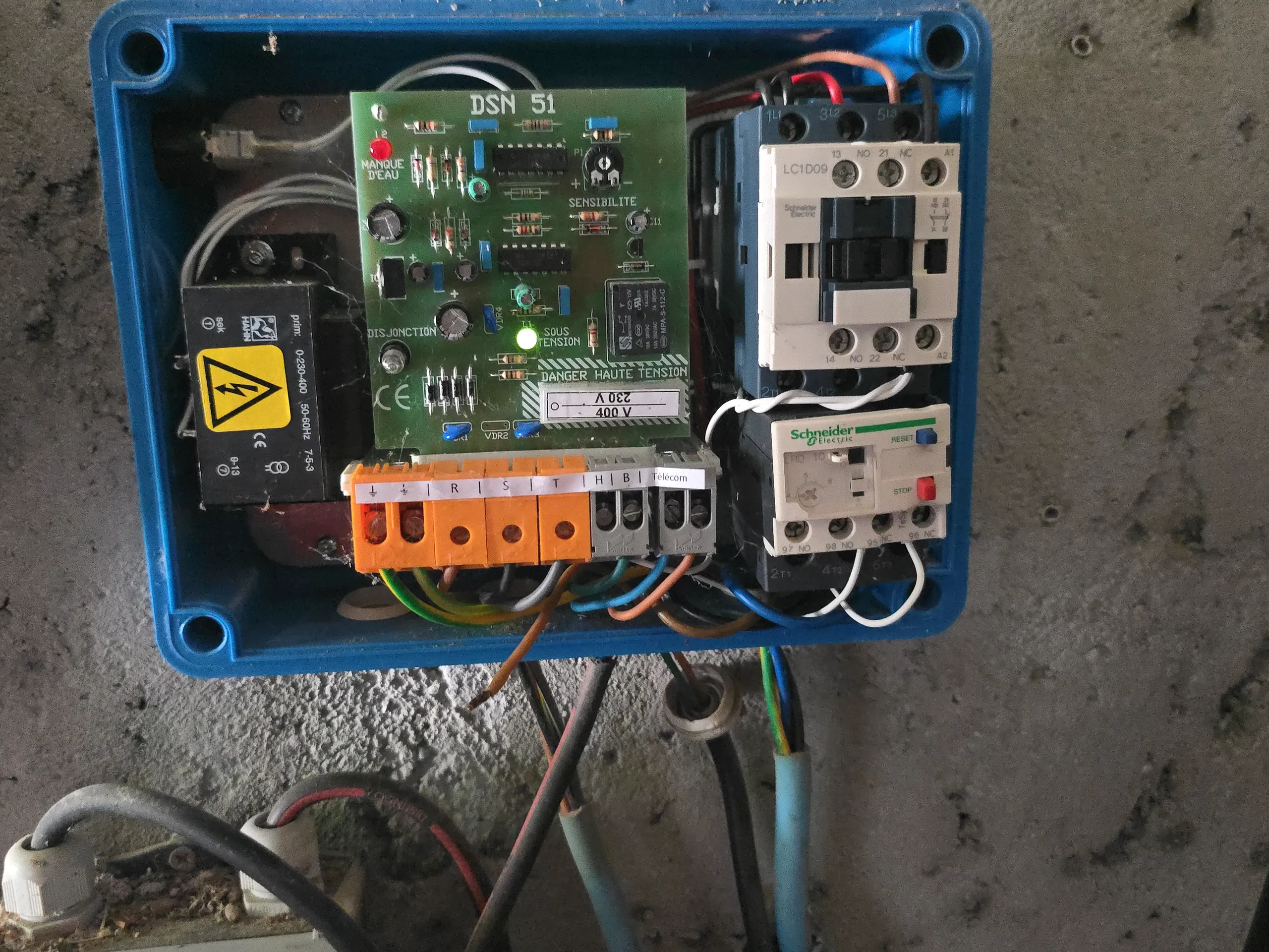 Tableau électrique avec câblage pour rénovation électrique